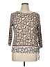Ruby Rd. Silver 3/4 Sleeve Top Size XL (petite) - photo 1