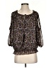 Max Studio 100% Polyester Black 3/4 Sleeve Blouse Size S - photo 1