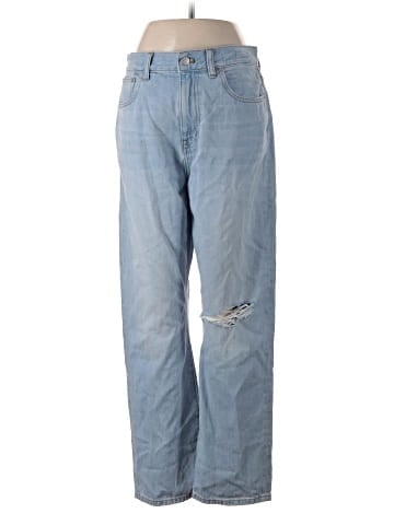 Madewell The '90s Straight Crop Jean in Fitzgerald Wash (view 1)