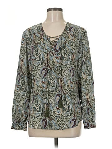 Faded Glory Long Sleeve Blouse (view 1)