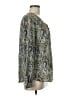Faded Glory 100% Polyester Paisley Green Long Sleeve Blouse Size M - photo 4