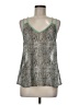Unbranded Silver Sleeveless Top Size M - photo 1
