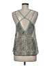 Unbranded Silver Sleeveless Top Size M - photo 2