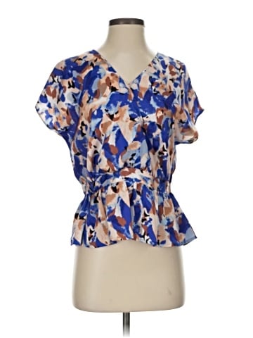 Nine West Short Sleeve Blouse (view 1)