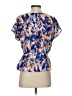 Nine West 100% Polyester Blue Short Sleeve Blouse Size S (petite) - photo 2