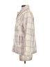 Hollister Plaid Pink Purple Coat Size XXS - photo 5