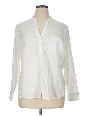 Calvin Klein Long Sleeve Button-Down Shirt (view 1)