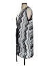 Trina Turk Chevron-herringbone Blue White Cardigan Size XXS (estimated) - photo 5