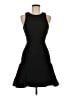 J.Crew Collection Floral Solid Black Cocktail Dress Size 00 - photo 1