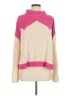 The Reeds Color Block Pink Pullover Sweater Size M - photo 1