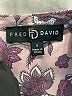 Fred David Purple 3/4 Sleeve Blouse Size S - photo 7