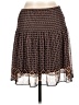 Max Studio 100% Polyester Print Brown Casual Skirt Size L - photo 2