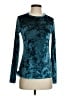 MICHAEL Michael Kors Teal Long Sleeve Top Size S - photo 1
