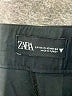 Zara 100% Polyester Solid Black Shorts Size XS - photo 3