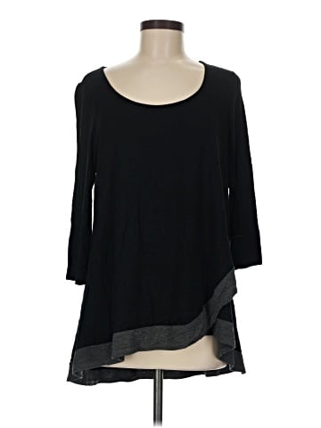 EllumiNation By Nikki Parker 3/4 Sleeve Top (view 1)