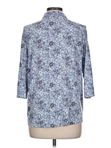 Hasting & Smith 3/4 Sleeve Button-Down Shirt (view 2)