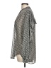 Max Studio 100% Polyester Polka Dots Gray Long Sleeve Blouse Size L - photo 5