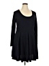 White Mark Solid Black Casual Dress Size 2X - photo 1