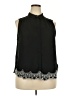 Elle 100% Polyester Black Sleeveless Blouse Size XXL - photo 1