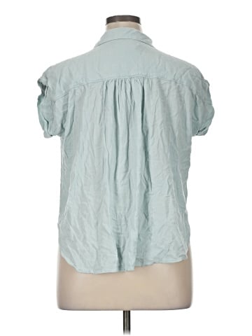 Joan Vass New York Short Sleeve Blouse (view 2)