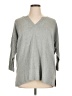 Martha Stewart 100% Cotton Gray Pullover Sweater Size 1X - photo 1