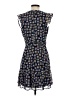 Maison Jules 100% Polyester Print Blue Casual Dress Size 4 - photo 2