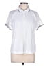 Mondetta White Short Sleeve Blouse Size L - photo 1