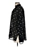 CAbi 100% Polyester Stars Black Long Sleeve Blouse Size XS - photo 5