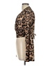 Shein 100% Polyester Animal Print Brown Long Sleeve Blouse Size L - photo 5