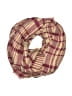 Look Plaid Burgundy Tan Scarf One size - photo 1