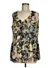 CAbi 100% Polyester Green Sleeveless Blouse Size M - photo 1