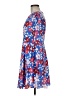 Glamorous 100% Polyester Print Blue Casual Dress Size 6 - photo 5