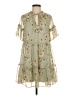 H&M 100% Polyester Green Casual Dress Size 0 - photo 1