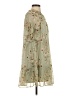 H&M 100% Polyester Green Casual Dress Size 0 - photo 4