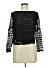 Forever 21 100% Nylon Black Long Sleeve Blouse Size M - photo 1