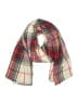 Old Navy Plaid Burgundy Ivory Scarf One size - photo 1