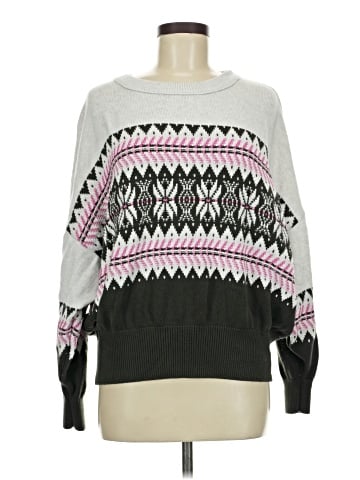 Label + Thread Pullover Sweater (view 1)