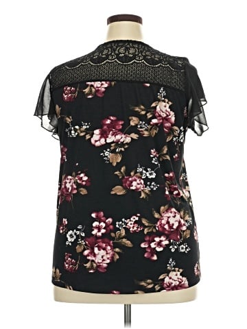 Lavish Short Sleeve Blouse (view 2)