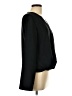 Remade 100% Polyester Black Long Sleeve Blouse Size L - photo 4