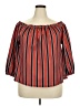 Boohoo Red 3/4 Sleeve Blouse Size 18 - photo 1