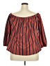 Boohoo Red 3/4 Sleeve Blouse Size 18 - photo 2