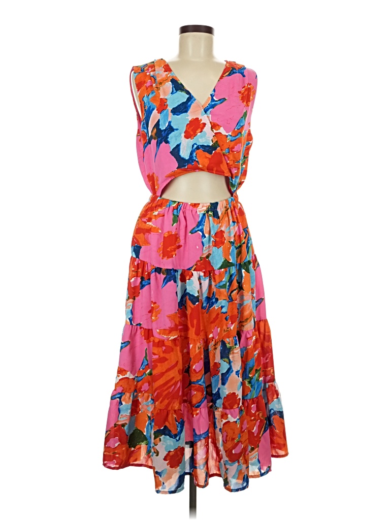 Pre-owned Entro Cocktail Dress In Orange