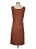 Ekouaer Solid Brown Casual Dress Size S - photo 2
