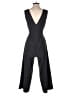 Ann Taylor LOFT Outlet Solid Black Gray Jumpsuit Size 0 - photo 2