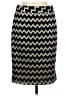 Sunny Leigh Chevron-herringbone Black Formal Skirt Size M - photo 1