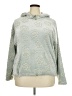No Boundaries 100% Polyester Paisley Gray Blue Pullover Hoodie Size 3X - photo 1