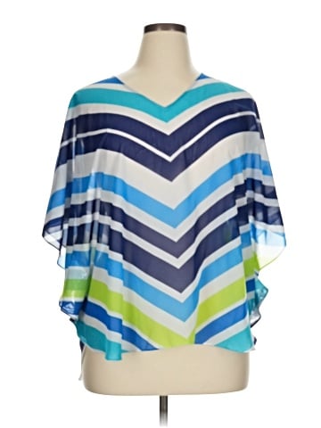 Draper's & Damon's Short Sleeve Blouse (view 1)