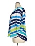 Draper's & Damon's 100% Polyester Blue Short Sleeve Blouse Size XL - photo 5
