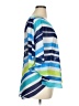 Draper's & Damon's 100% Polyester Blue Short Sleeve Blouse Size XL - photo 4