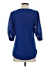 Pomelo 100% Polyester Blue 3/4 Sleeve Blouse Size XS (estimated) - photo 2